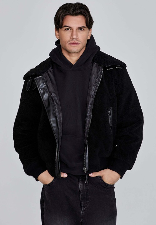 Image du produit Siksilk Bombardier Sherpa Bomber Jacket (S)