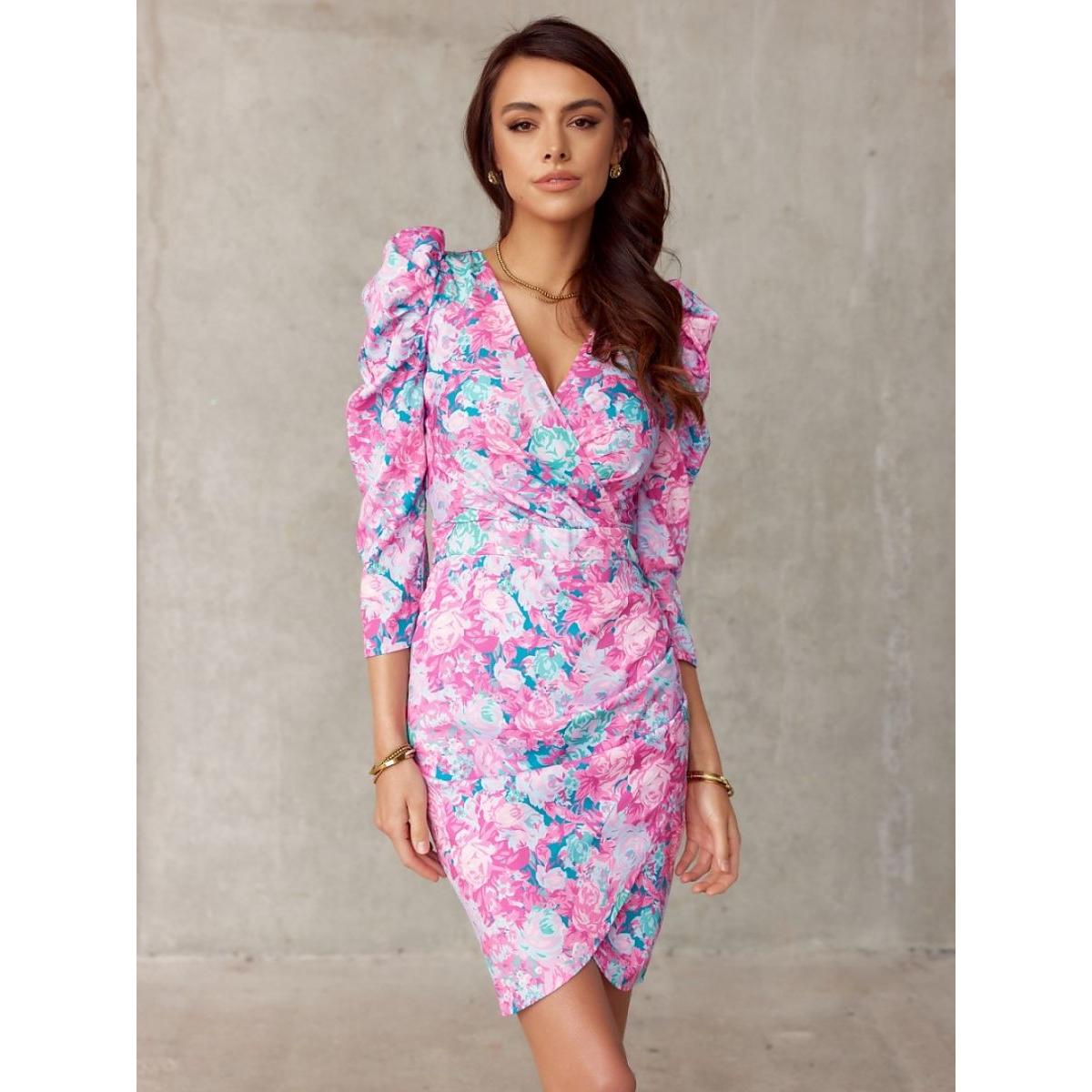 Roco Fashion, Kleider, Alltagskleid, Rosa, (34)