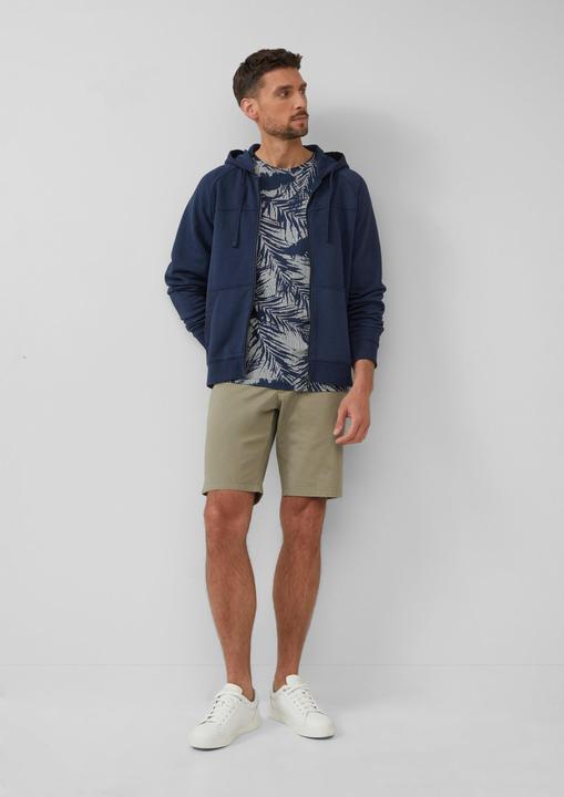 Actual product image S.Oliver T-Shirt T-Shirt mit Crew Neck und All-over-Print (M)