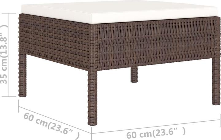 Produktbild vidaXL Gartenmöbel Set