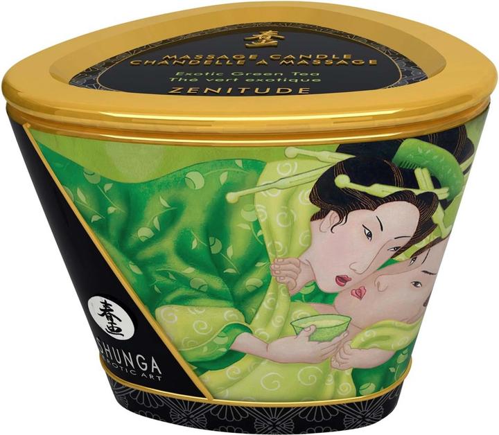 Produktbild Shunga Massagekerze Grüntee (170 ml)