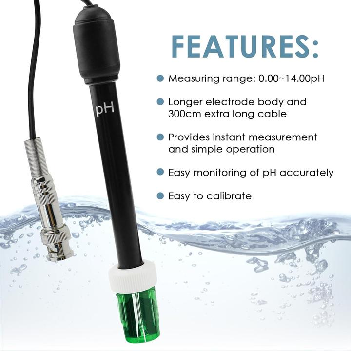 Produktbild Tekcoplus pH-Elektrode mit BNC Kabel