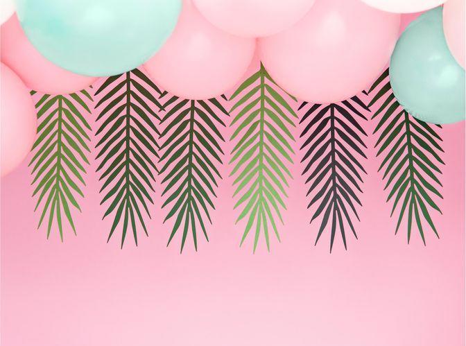 Produktbild Partydeco Blättergirlande Tropical