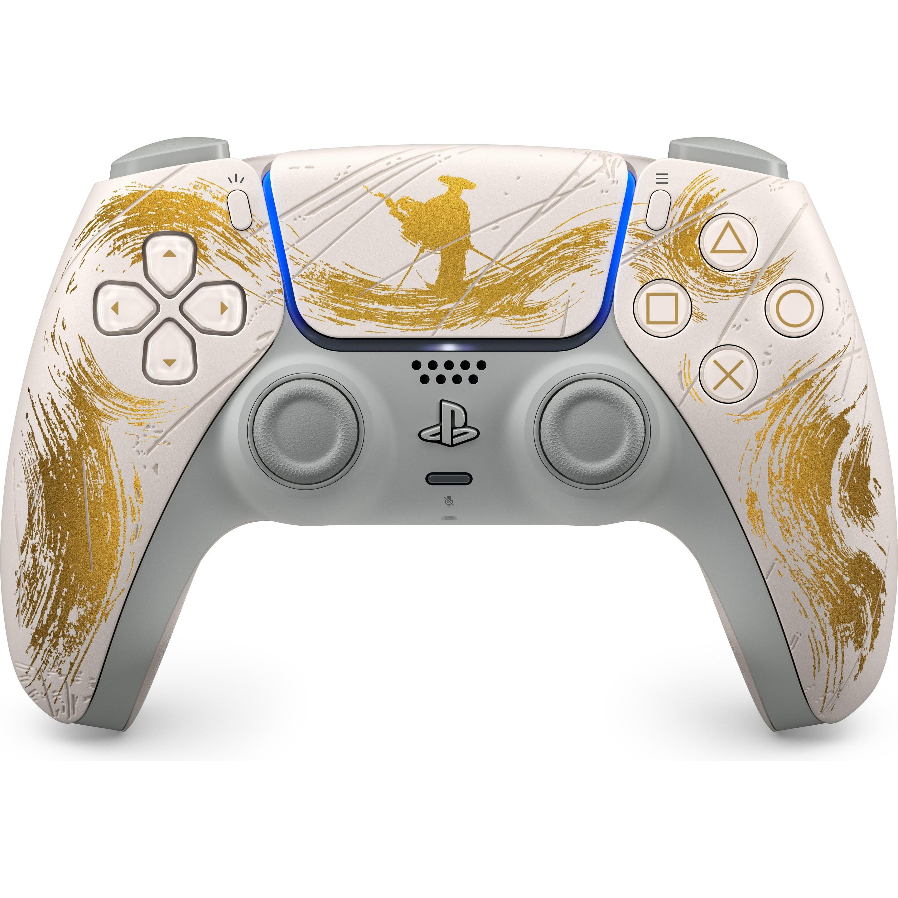 Sony DualSense Wireless-Controller Limited Edition Ghost of Yotei (PS5), Gaming Controller, Grau