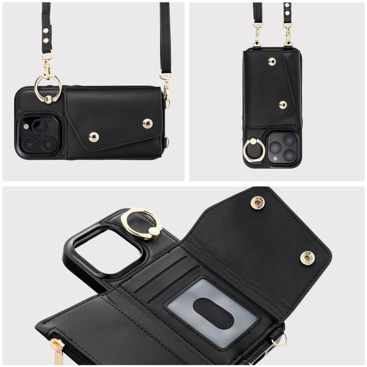 Produktbild OEM Other goods Wallet Case WONDER for IPHONE 16 PRO MAX black (Apple iPhone 16 Pro Max)