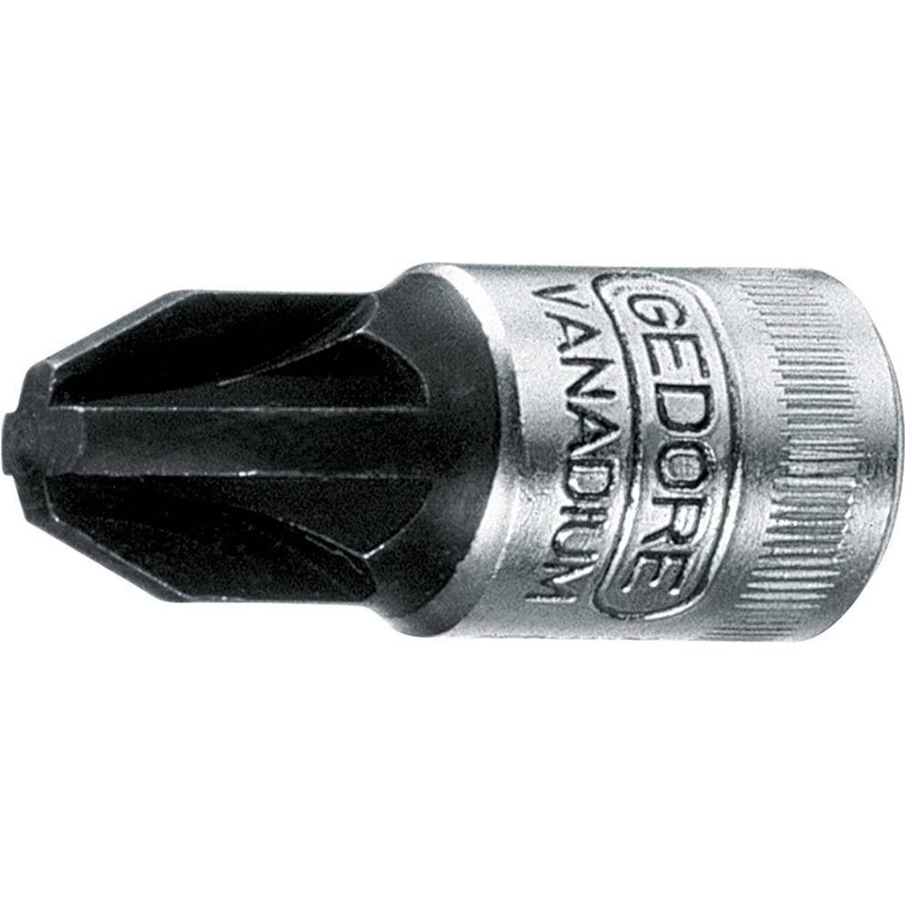 Thumbnail - Gedore, Steckschlüssel + Stecknuss, IKS 20 PZD 3 Schraubendrehereinsatz 1/4" Kreuzschlitz PZ 3