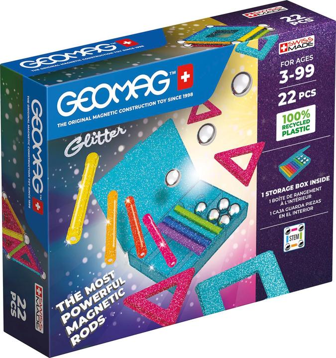Produktbild Geomag GLITTER RECYCLED 22 Teile