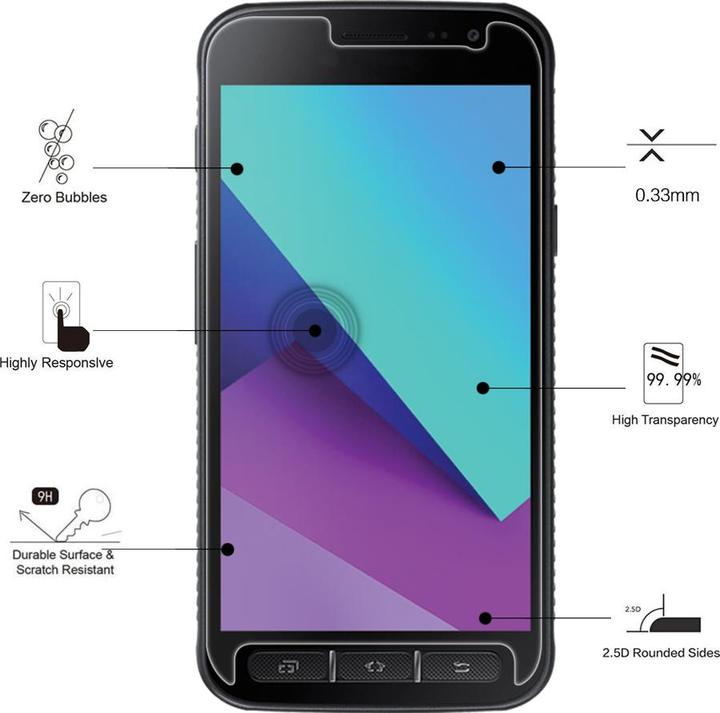 Image du produit Eiger Mountain Glass Clear (1 pcs, Samsung Galaxy Xcover 4s)