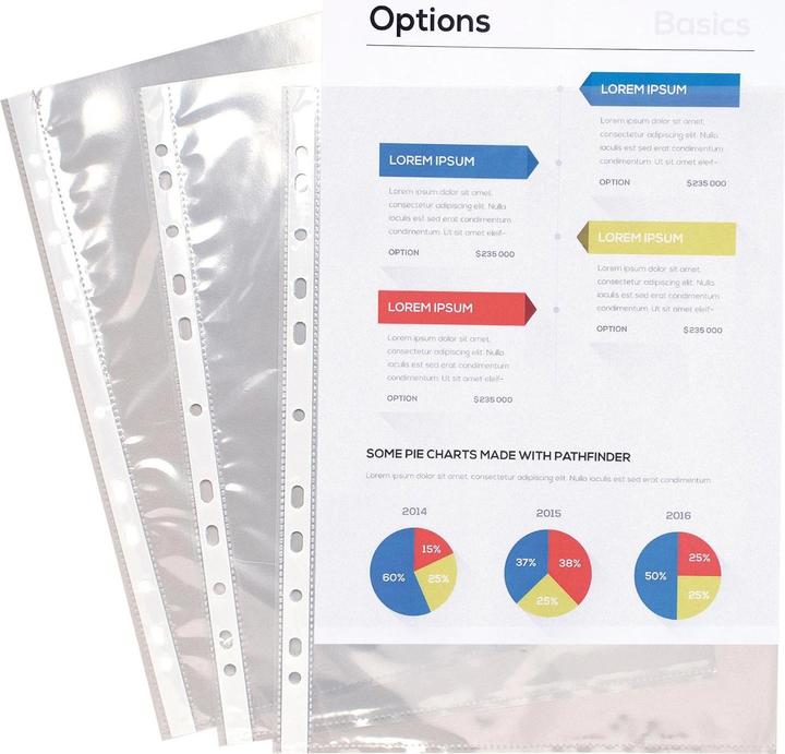 Image du produit Exacompta Pochette de présentation Everyday A4, transparente (A4, 100x)