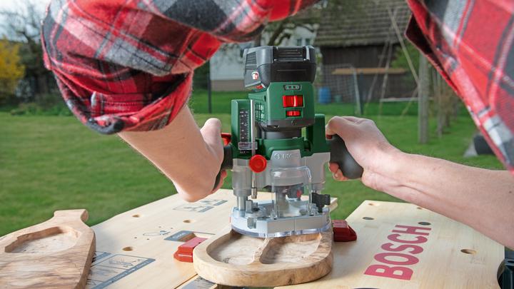 Actual product image Bosch Home & Garden Router combination set