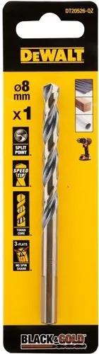 Actual product image DeWalt 8.5mm Black Gold Hss Drill Bit (8.5 millimetres)