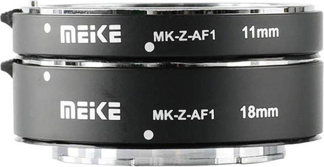 Actual product image Meike Extension ring set 11/18mm MK-Z AF1 Nikon Z