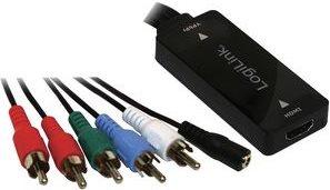 Immagine prodotto LogiLink HDMI a YPbPr (Digitale -> Digitale, Interruttore audio)