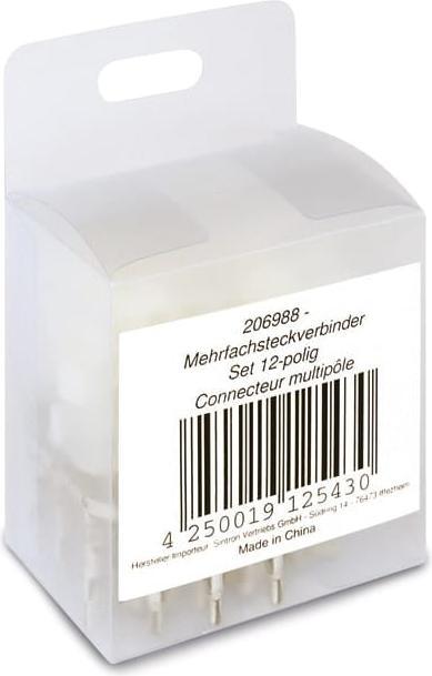 Actual product image Markenlos Plug connector set SUPU series B, 3x4-pin, 19 A/600 V