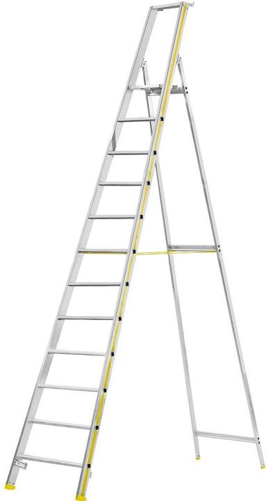 Haca Stufenstehleiter (Stehleiter, 368 cm)