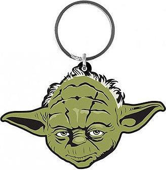 Actual product image Pyramid Star Wars Rubber Keychain Yoda 6 cm
