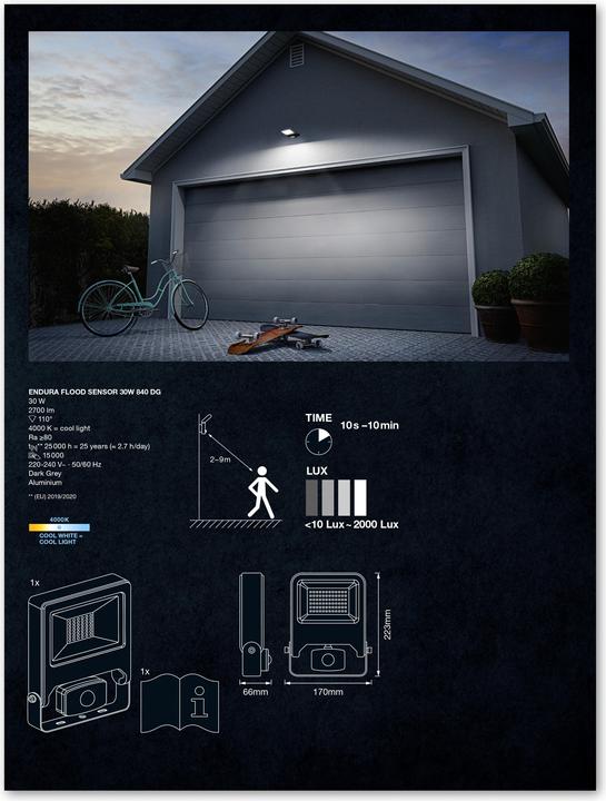 Produktbild Ledvance Endura Flood Sensor (2700 lm, IP44)