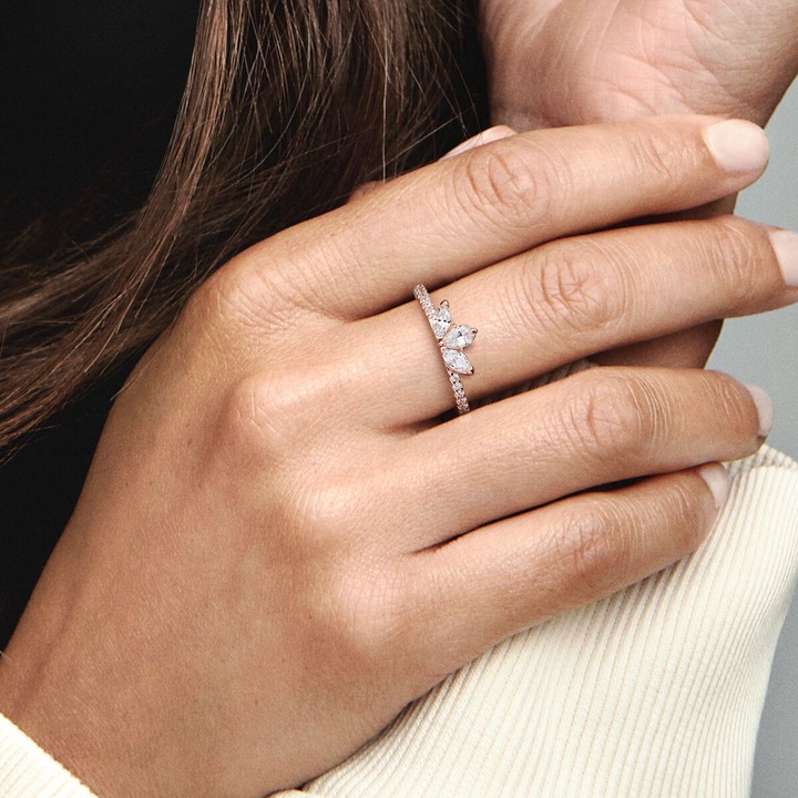 Produktbild Pandora Ring Sparkling Herbarium Cluster (58, 925 Silber)