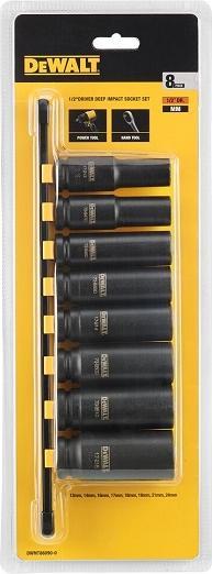 Actual product image DeWalt ZESTAW NASADEK UDAROWYCH 8cz. 1/2 (15 mm, 16 mm, 18 mm, 13 mm, 24 mm, 23 mm, 17 mm, 21 mm, 14 mm, 19 mm, 20 mm, 22 mm)