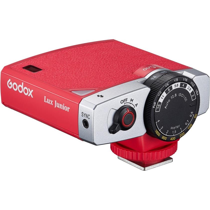 Thumbnail - Godox Retro Lux Junior Red (Sony, Fujifilm, Canon, Olympus, Nikon), Blitzgerät, Rot