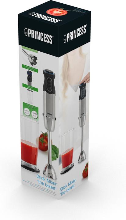 Productafbeelding Princess 221206 Handmixer (1000W zwart en zilver) (01.221206.01.001)
