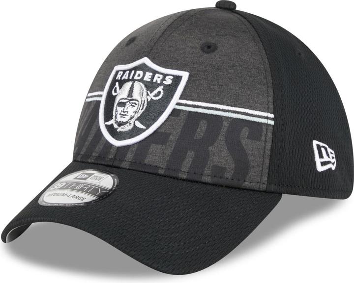 Actual product image New Era 39Thirty Cap - NFL TRAINING 2023 Las Vegas Raiders (M/L)