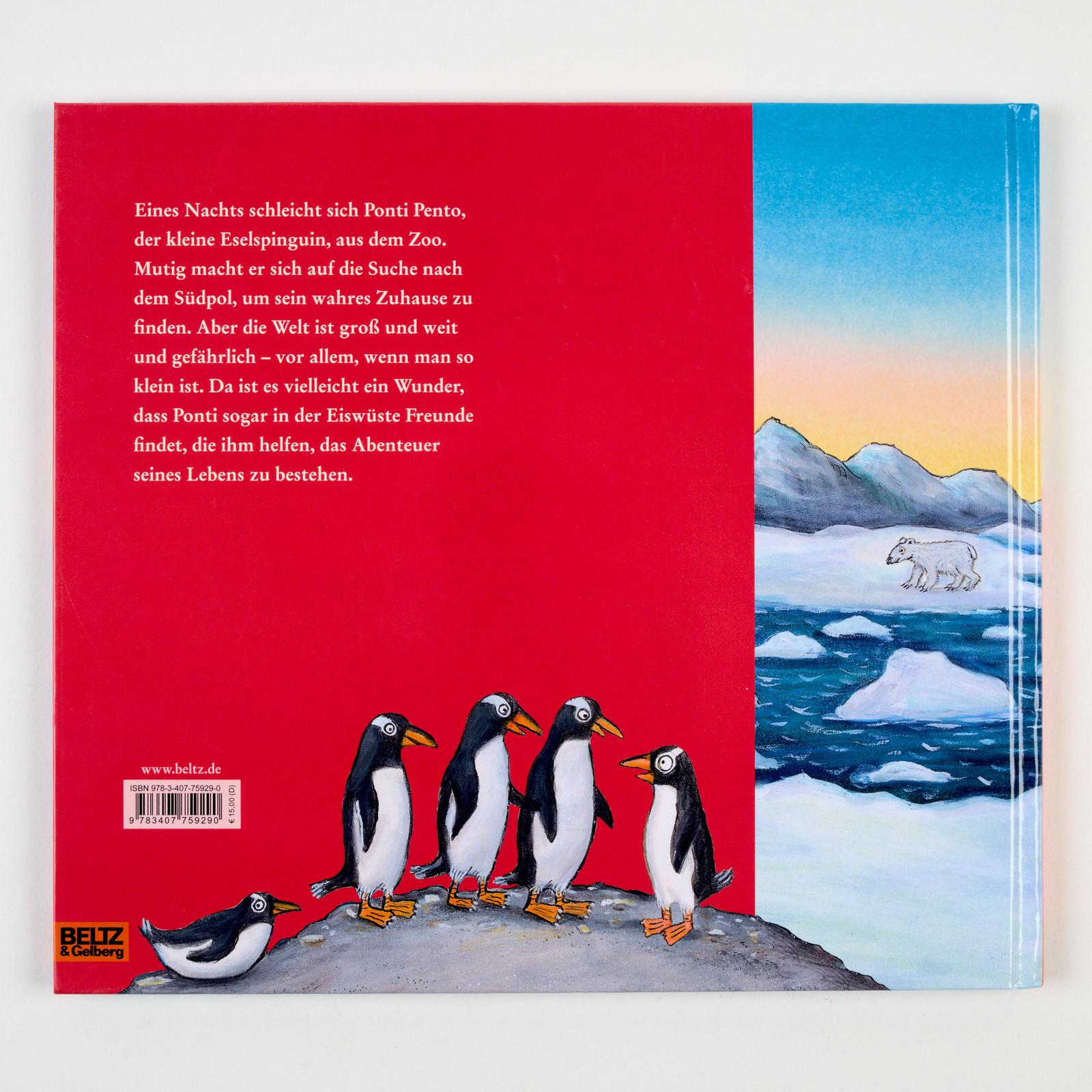 Thumbnail - Ponti Pento. Die Abenteuer eines Pinguins, Kinderbücher von Susan Kreller, Axel Scheffler, Julia Donaldson