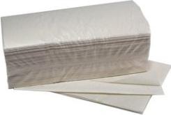 Actual product image Fripa Towel paper ECO, 250 x 230 mm, V-fold, white 2-ply, made from 100% recycled paper - 1 piece (4012104 (1 x)