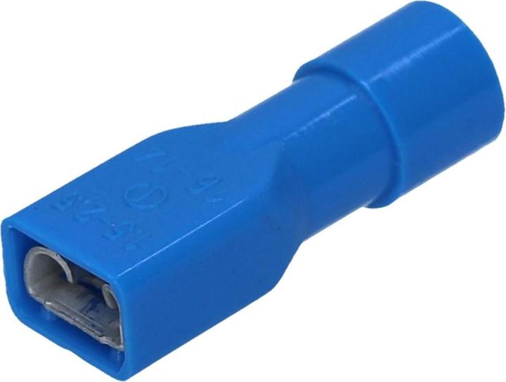 Actual product image Kalitec 240 pieces flat receptacle set fully insulated I Flat connector range 0.25-2.5mm² I Connectors