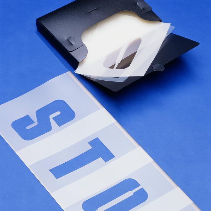 Actual product image Moravia Stencil set 30 cm made of durable plastic