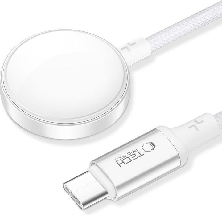 Image du produit Tech-Protect UltraBoost USB-C Inductive Charger for Apple Watch 1m - White