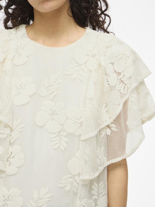 Immagine prodotto Vila VIHOLA Spitzen Oberteil mit angeschnittenen Ärmeln (M)