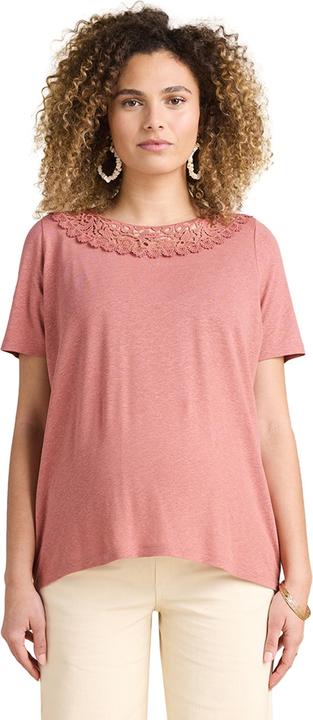 Actual product image Envie de Fraise Wendbares Umstandsshirt mit Makramee-Spitze (44, 46)