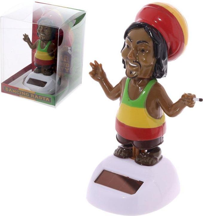 Actual product image Puckator Rasta Solar Pal Wiggle Figure