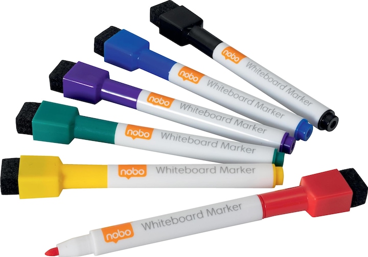 Image du produit Nobo Marqueur pour tableau blanc Quartett couleur (Assortiment, 3 mm, 6 x)