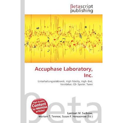 Accuphase Laboratory, Inc., Fachbücher