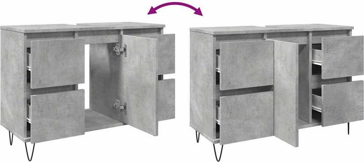 Produktbild vidaXL Badschrank (80 x 33 x 60 cm)