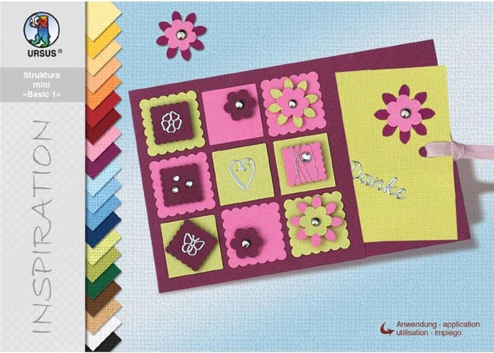 Actual product image Ursus Photo cardboard Basic 1, A6, 60 sheets (220 g/m², 1 x)
