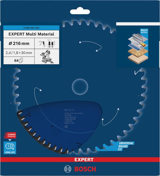Actual product image Bosch Professional Zubehör Circular saw blade 216 x 30 x 2.4