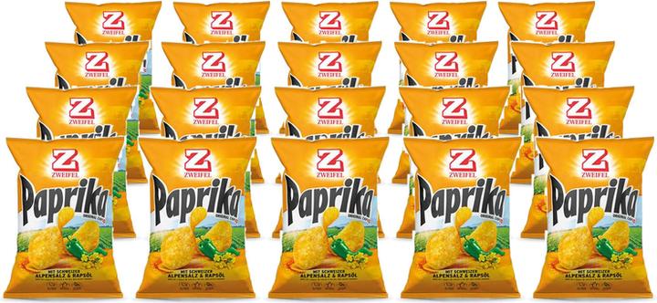 Image du produit Zweifel Original Chips Paprika (600 g, 20 pcs)