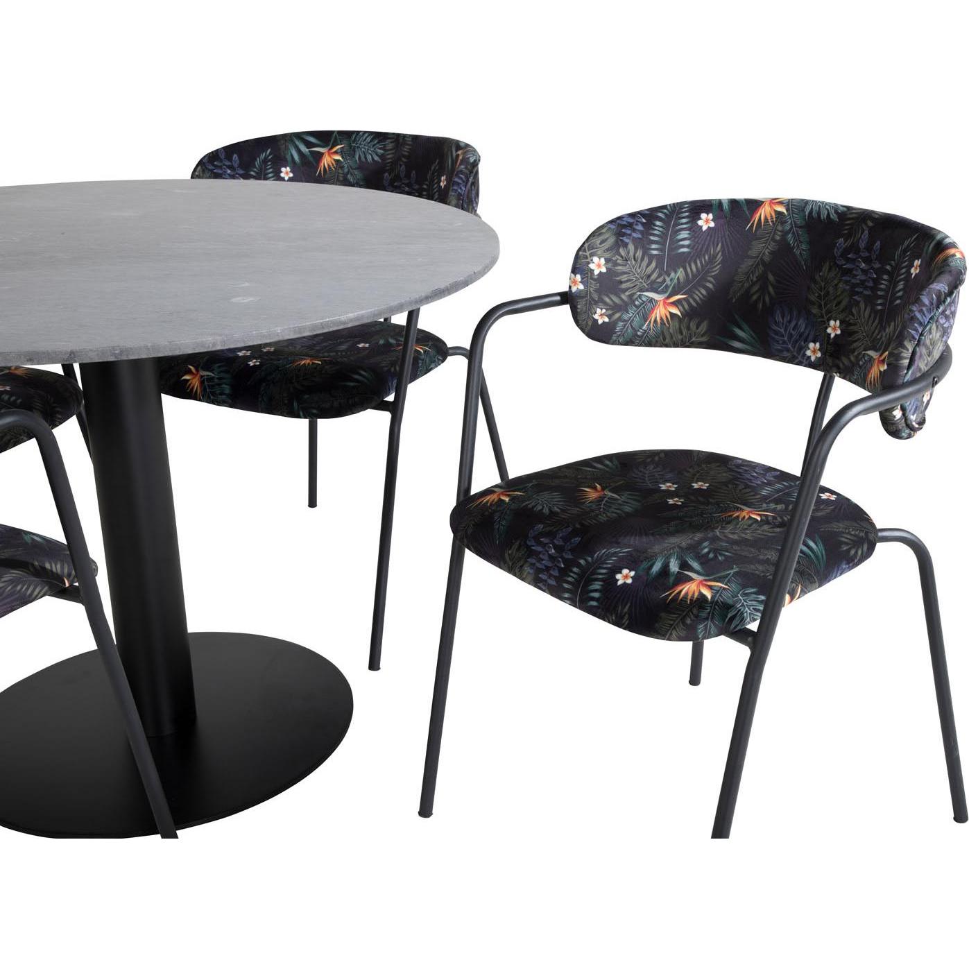 Thumbnail - Ebuy24, Esstisch, Essgruppe Estelle 68 (5-teilig) (106 x 106 x 75 cm)