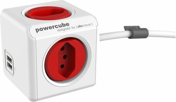 Actual product image Allocacoc PowerCube Extended USB S+ (4x, Type 13, USB-A, 1.50 m)