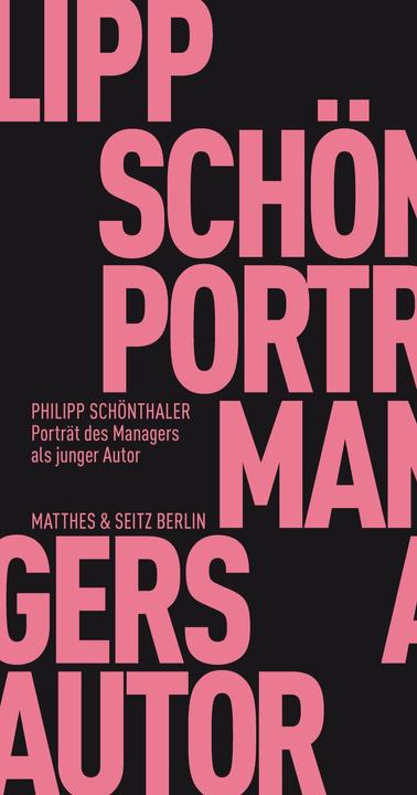 Produktbild Portrait des Managers als junger Autor (Deutsch, Philipp SchÃ¶nthaler, 2016)