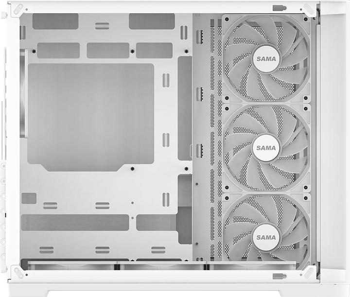 Produktbild Sama Gears V60, White Mid-tower Case (ATX, ITX, Micro ATX (mATX))