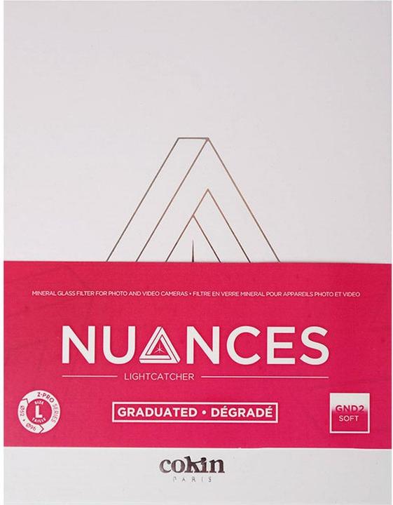 Actual product image Cokin NUANCES GND ND2 Soft 1 f stops Z series (Graduated neutral density filter)