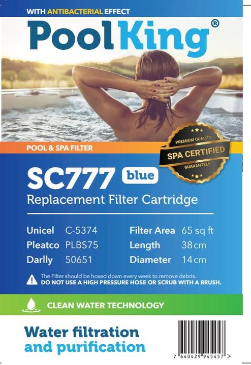 Produktbild Poolking Pool King Kartuschenfilter SC777 blue