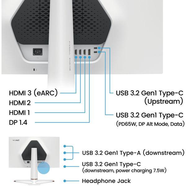 Actual product image BenQ EX271U IPS 27IN 68.58CM (3840 x 2160 Pixels, 27")