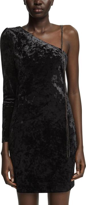 Produktbild Esprit Samtkleid im One-Shoulder-Design mit Kettenträger (XL)