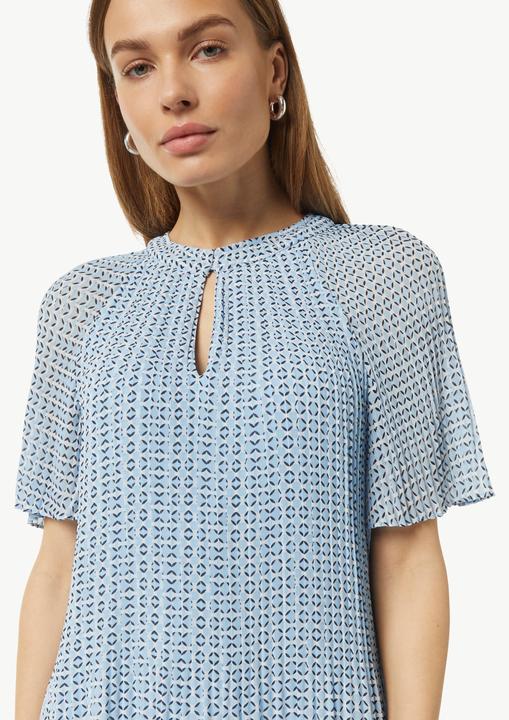 Produktbild Comma Kleid Fliessendes Plissee-Kleid aus Chiffon mit All-over-Print (34)