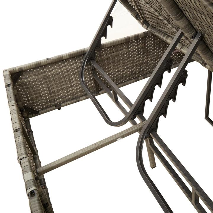 Actual product image vidaXL Doppel-Sonnenliege (114 cm)